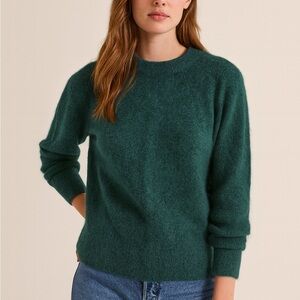 H&M Mohair Wool Sweater Green, size US M
